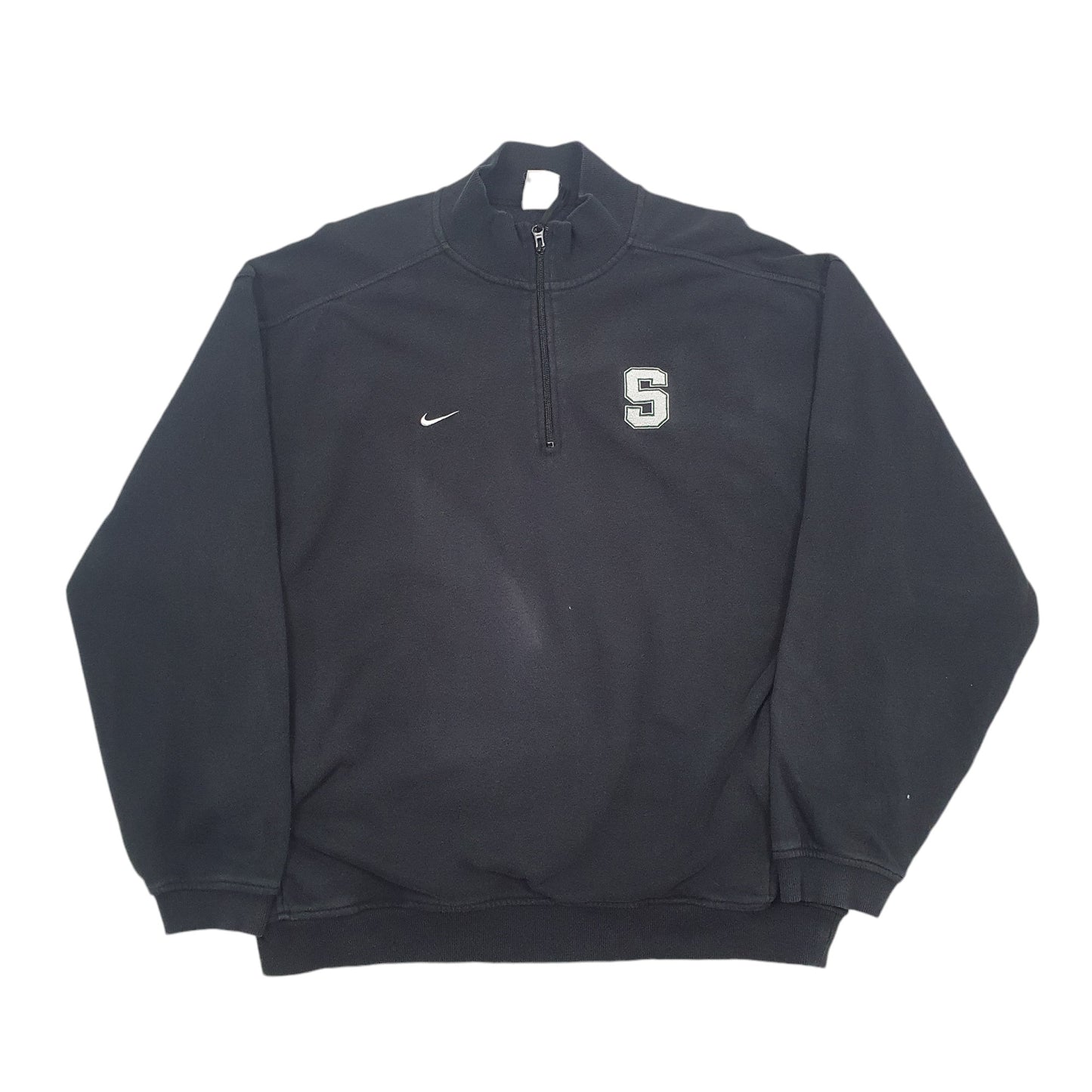 Mens Black Nike  Quarter Zip Jumper