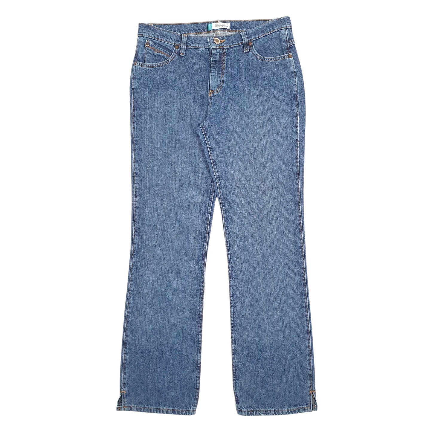 Womens Blue Wrangler Cowgirl Cut Casual JeansW32 L32