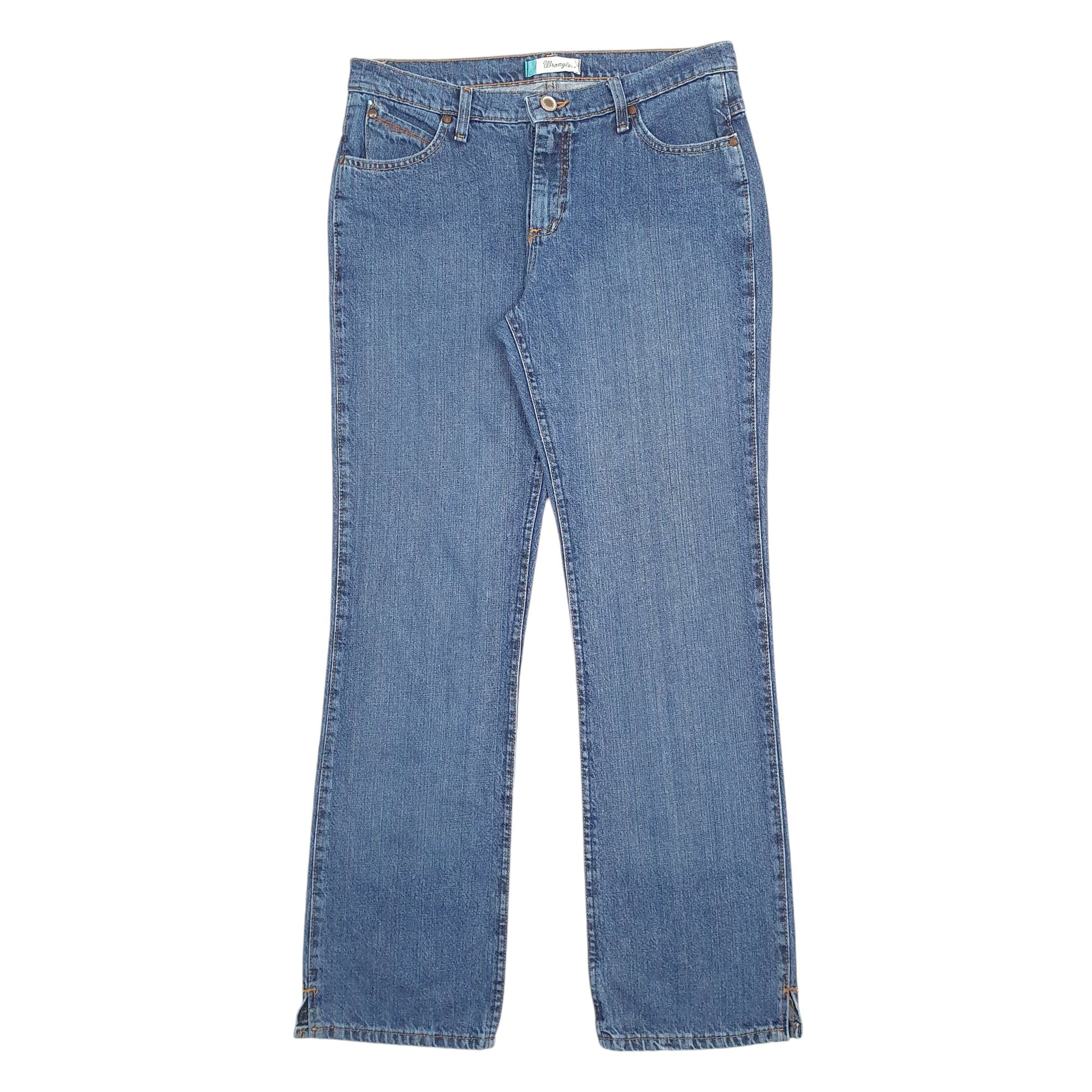 Womens Blue Wrangler Cowgirl Cut Casual JeansW32 L32