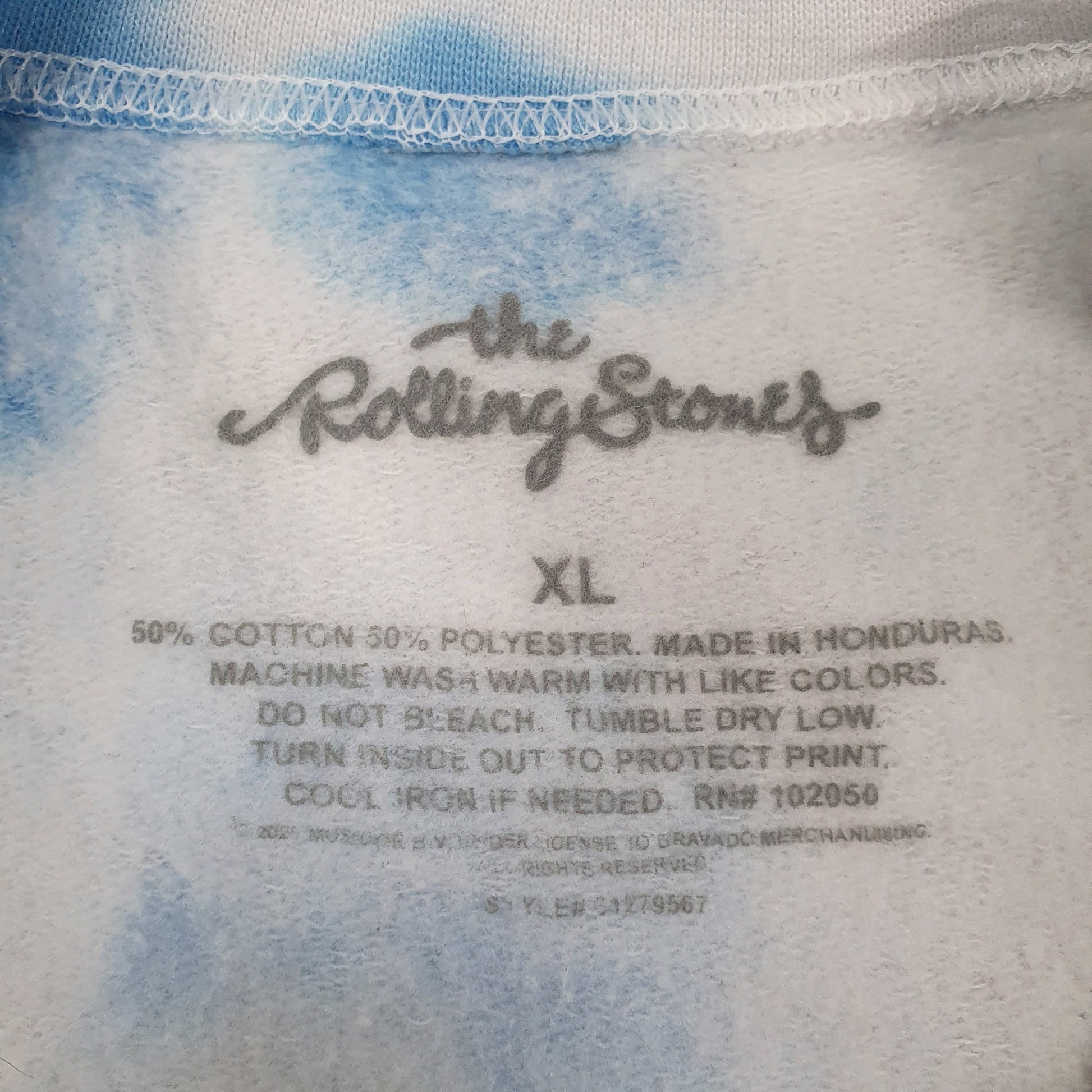 Mens White The Rolling Stones  Crewneck Jumper