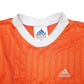 Mens Orange Adidas Vintage 90s Active Football Gym Short Sleeve T Shirt