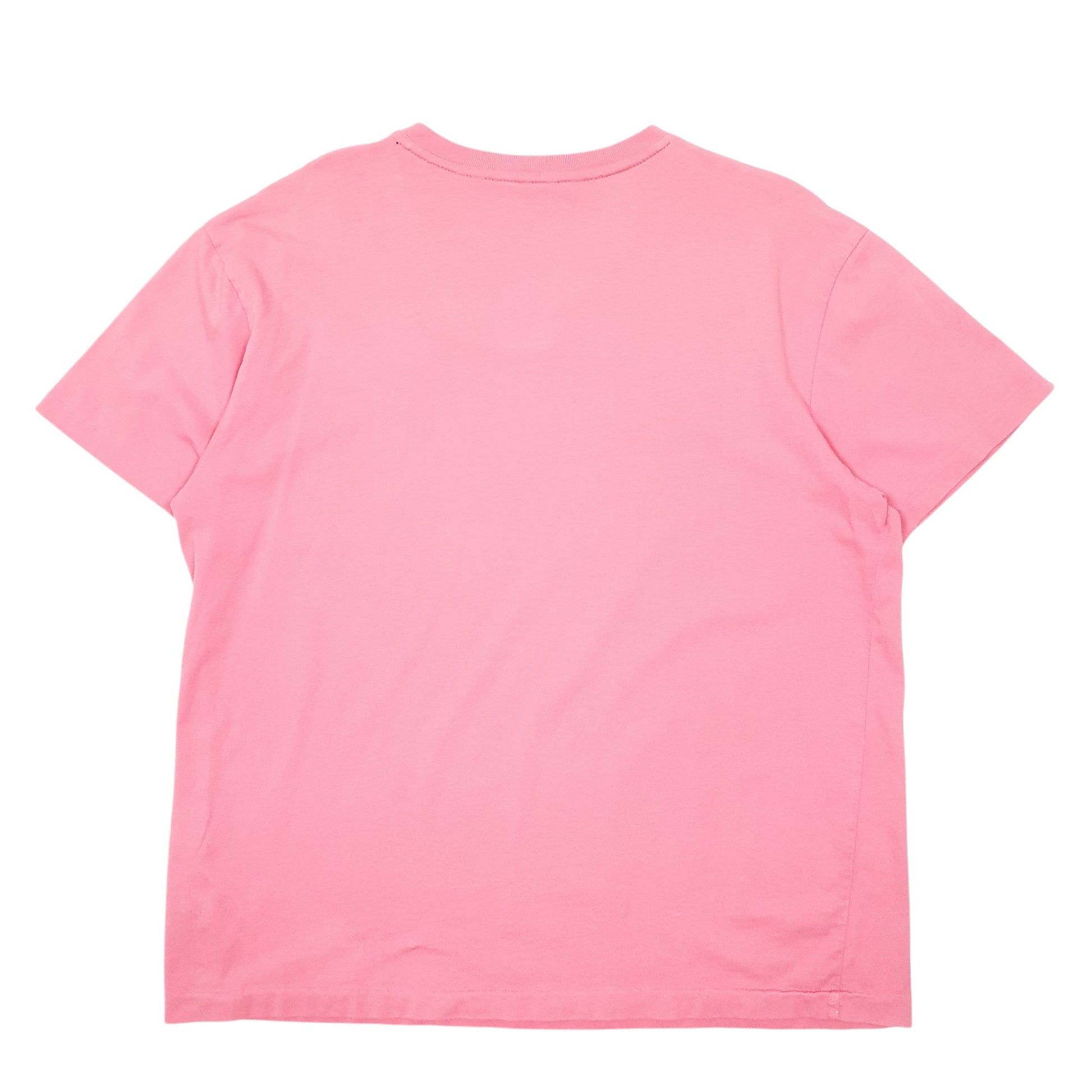 Mens Pink Polo Ralph Lauren V Neck Short Sleeve T Shirt