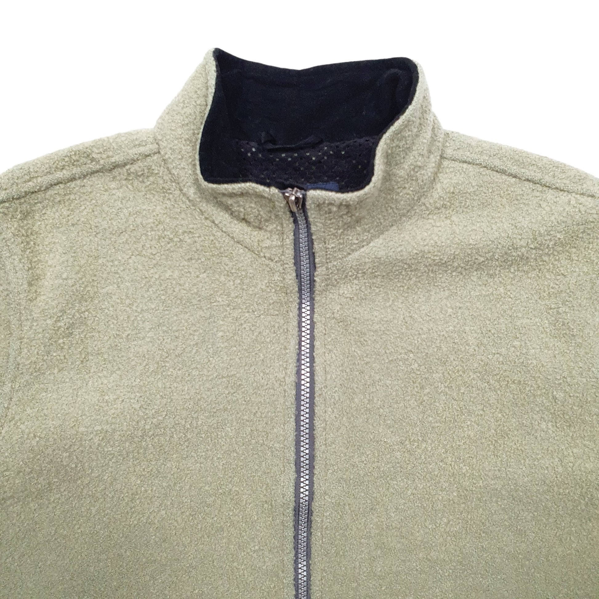 Womens Green Woolrich  Full Zip Jumper