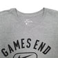 Mens Grey Nike Spellout Short Sleeve T Shirt