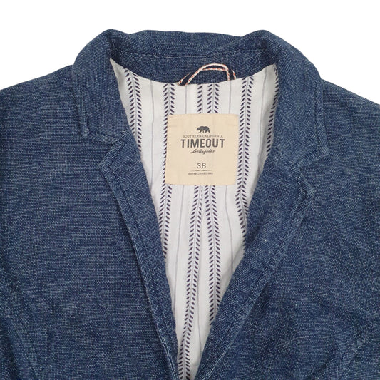 Womens Blue Time Out  Cardigan Jumper
