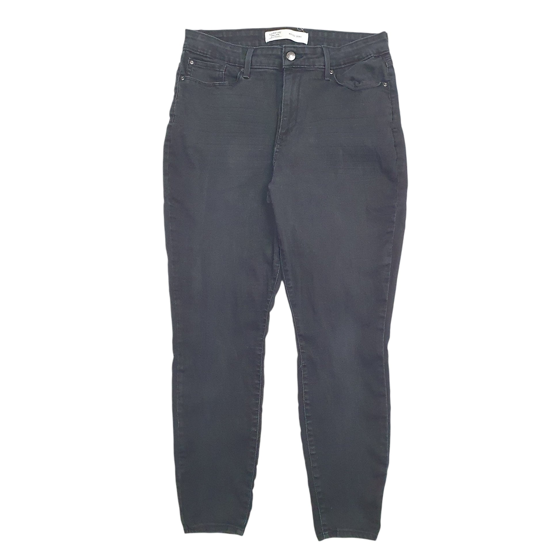 Womens Black Levis Signature Casual JeansW32 L27