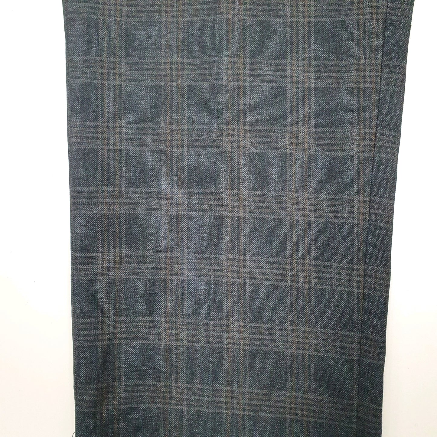 Mens Navy Next Check Formal Trousers