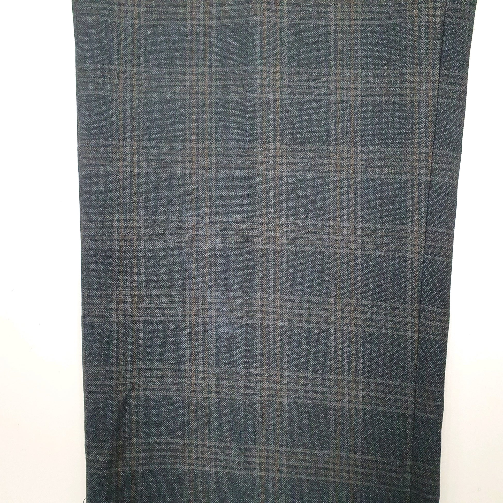 Mens Navy Next Check Formal Trousers