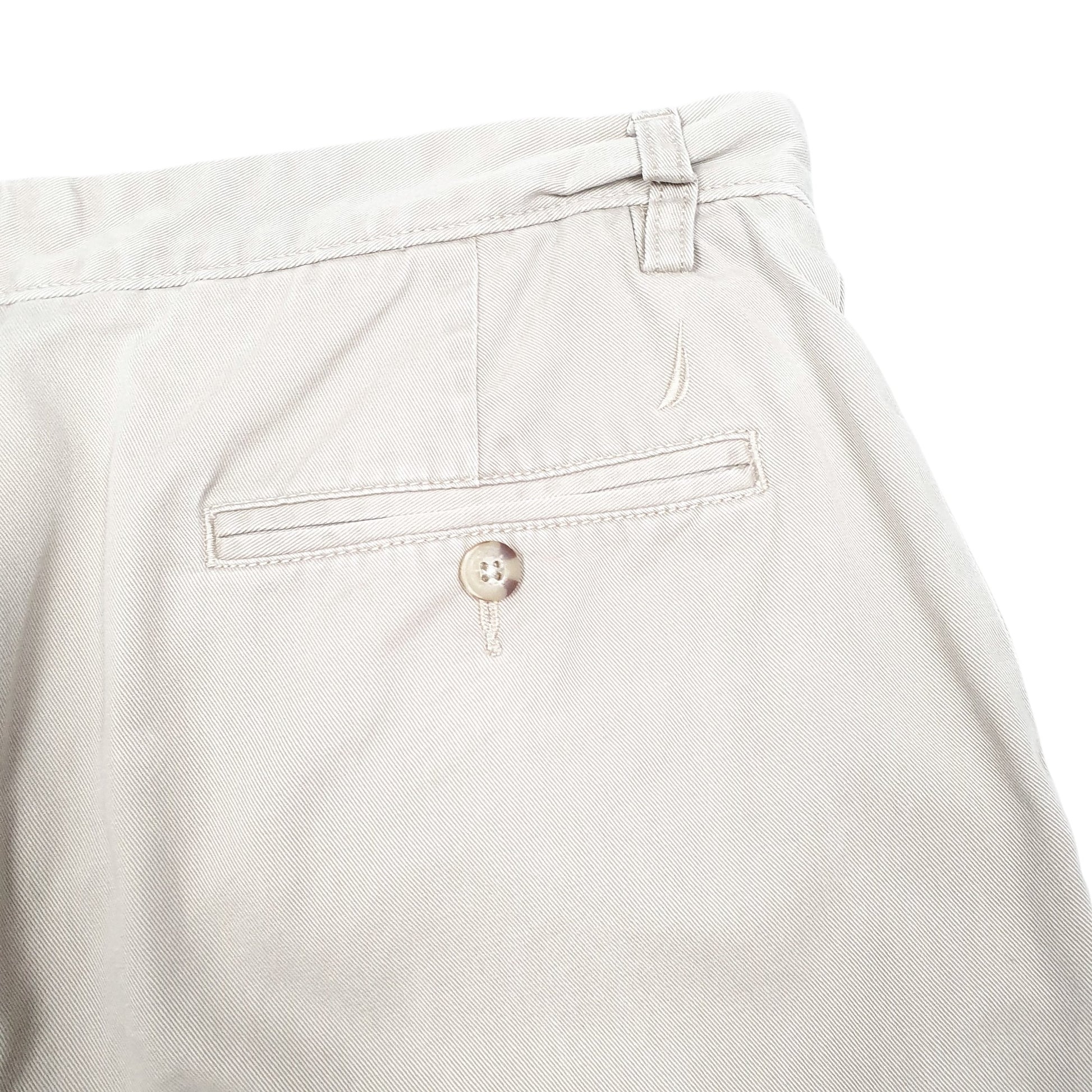 Mens Beige Nautica  Chino Shorts