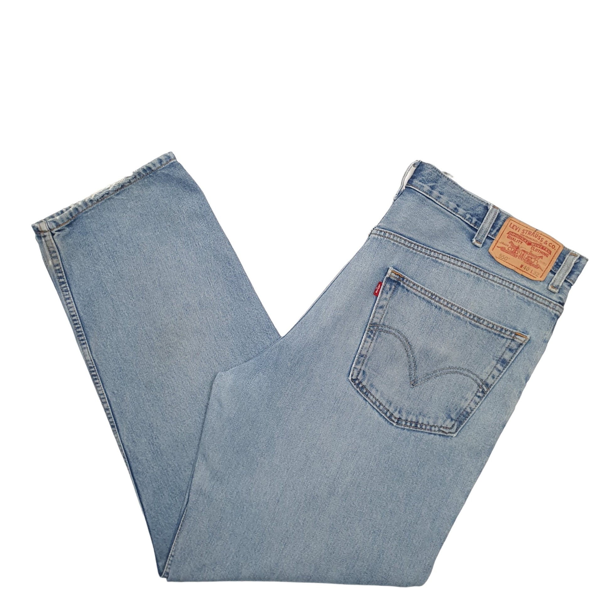 Mens Blue Levis  550 JeansW40 L32