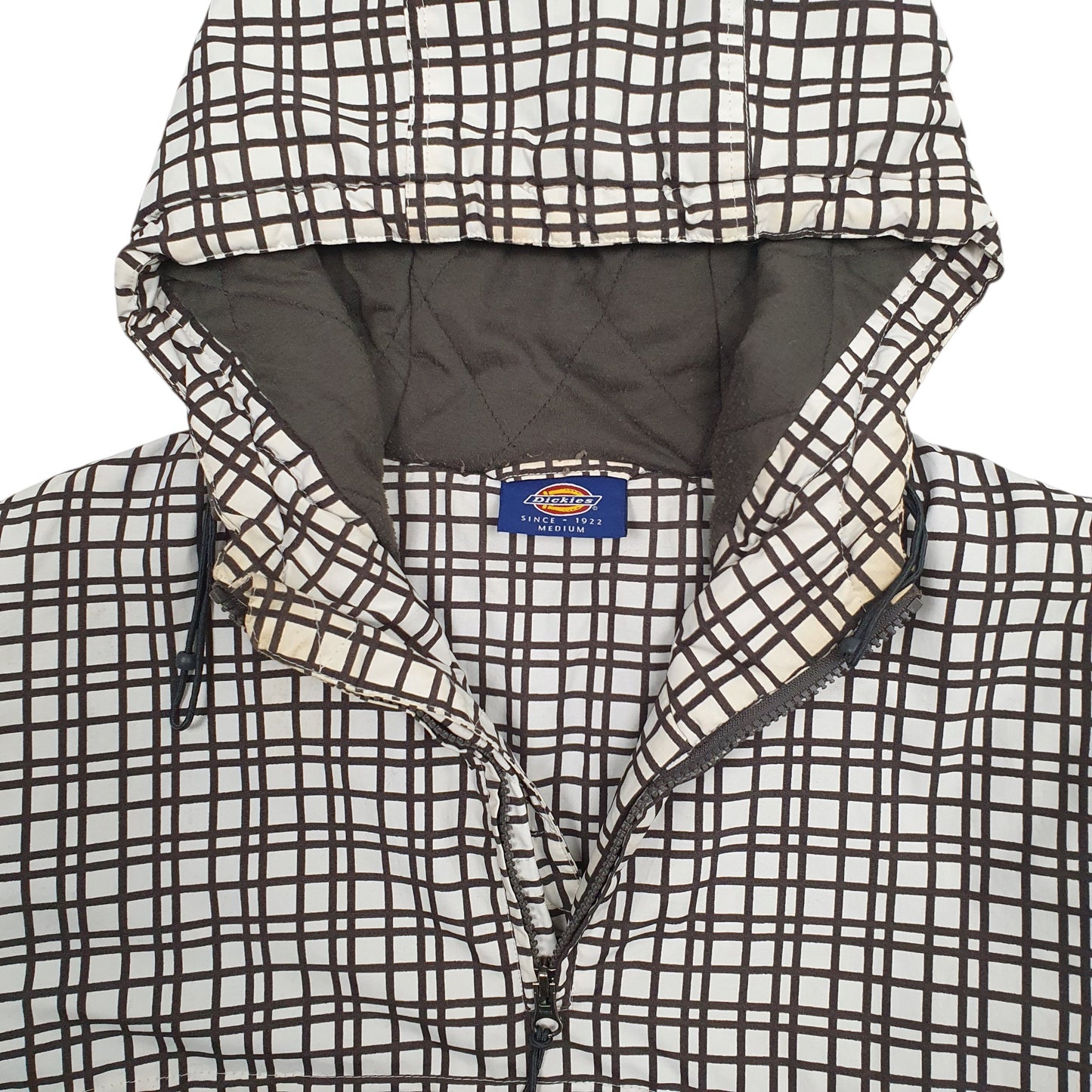 Mens White Dickies   Coat