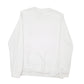 Womens White Adidas Spellout Crewneck Jumper