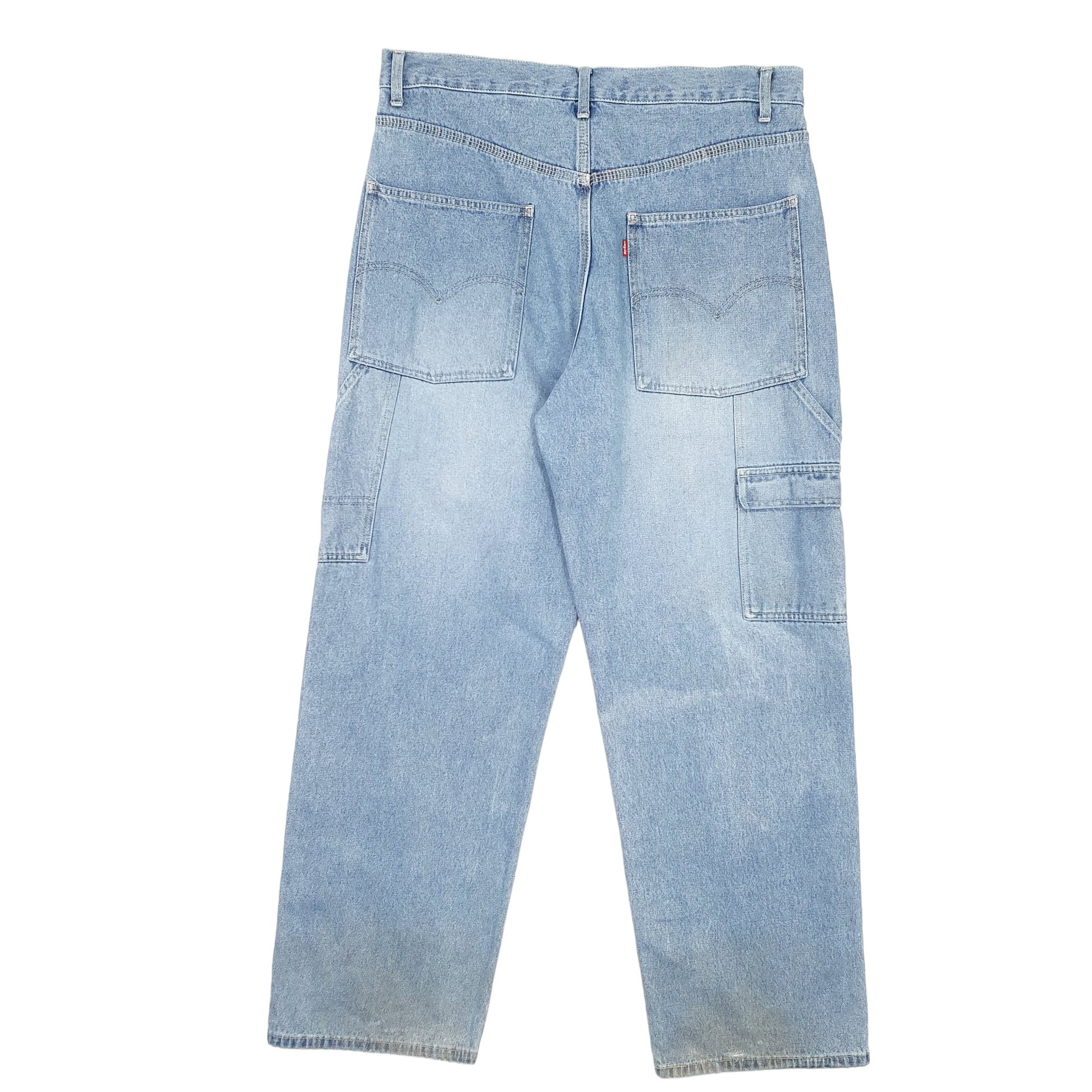 Mens Blue Levis X Workwear Carpenter Casual JeansW34 L32