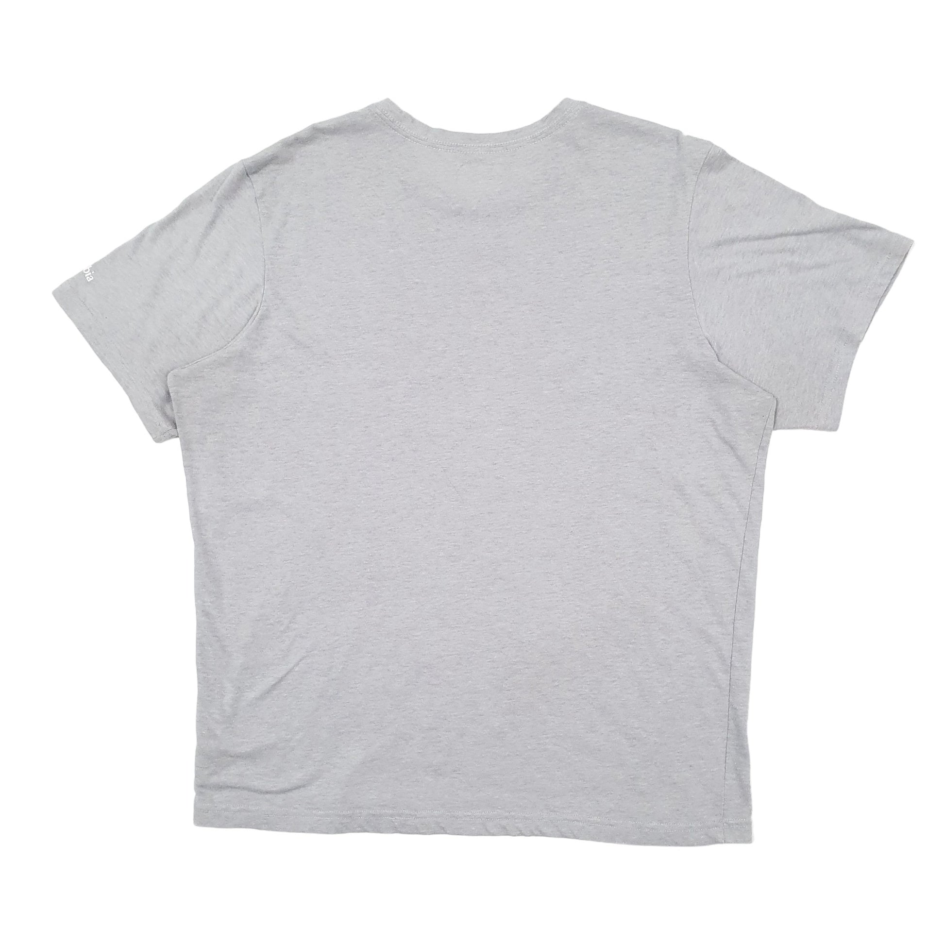 Mens Grey Columbia Sportswear  Short Sleeve T Shirt