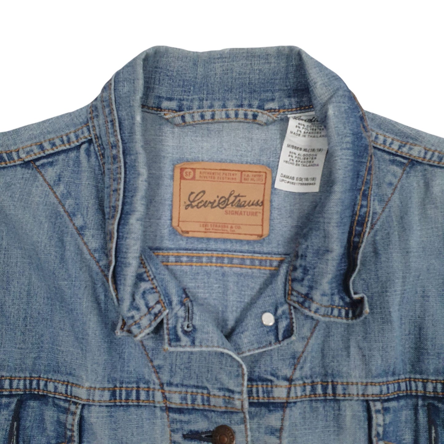 Womens Blue Levis Vintage Signature  Coat
