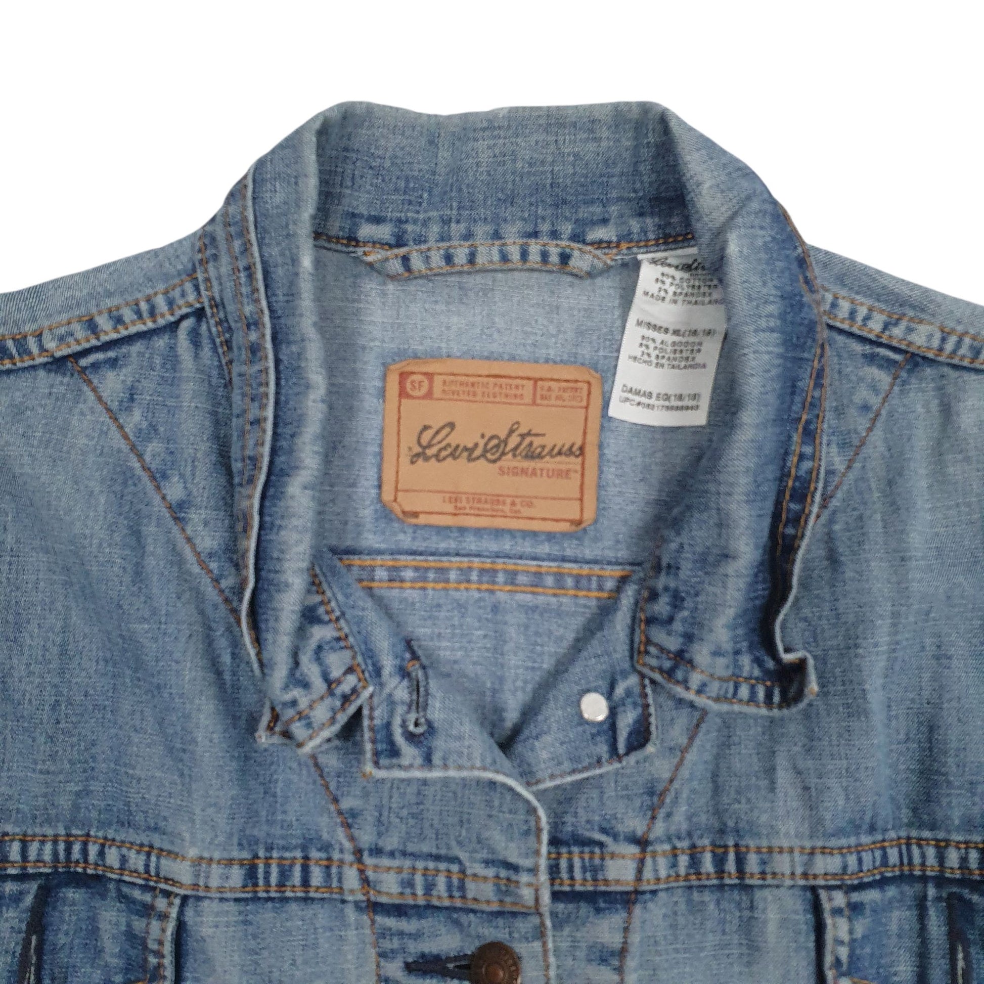 Womens Blue Levis Vintage Signature  Coat