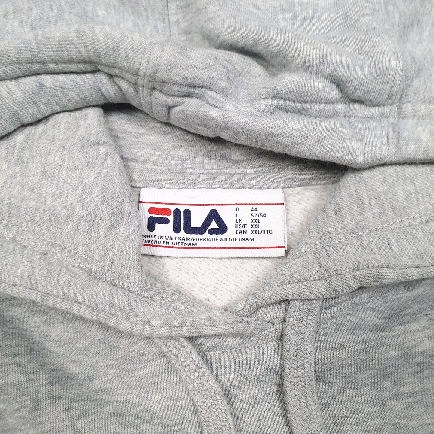 Womens Grey Fila  Hoodie Jumper