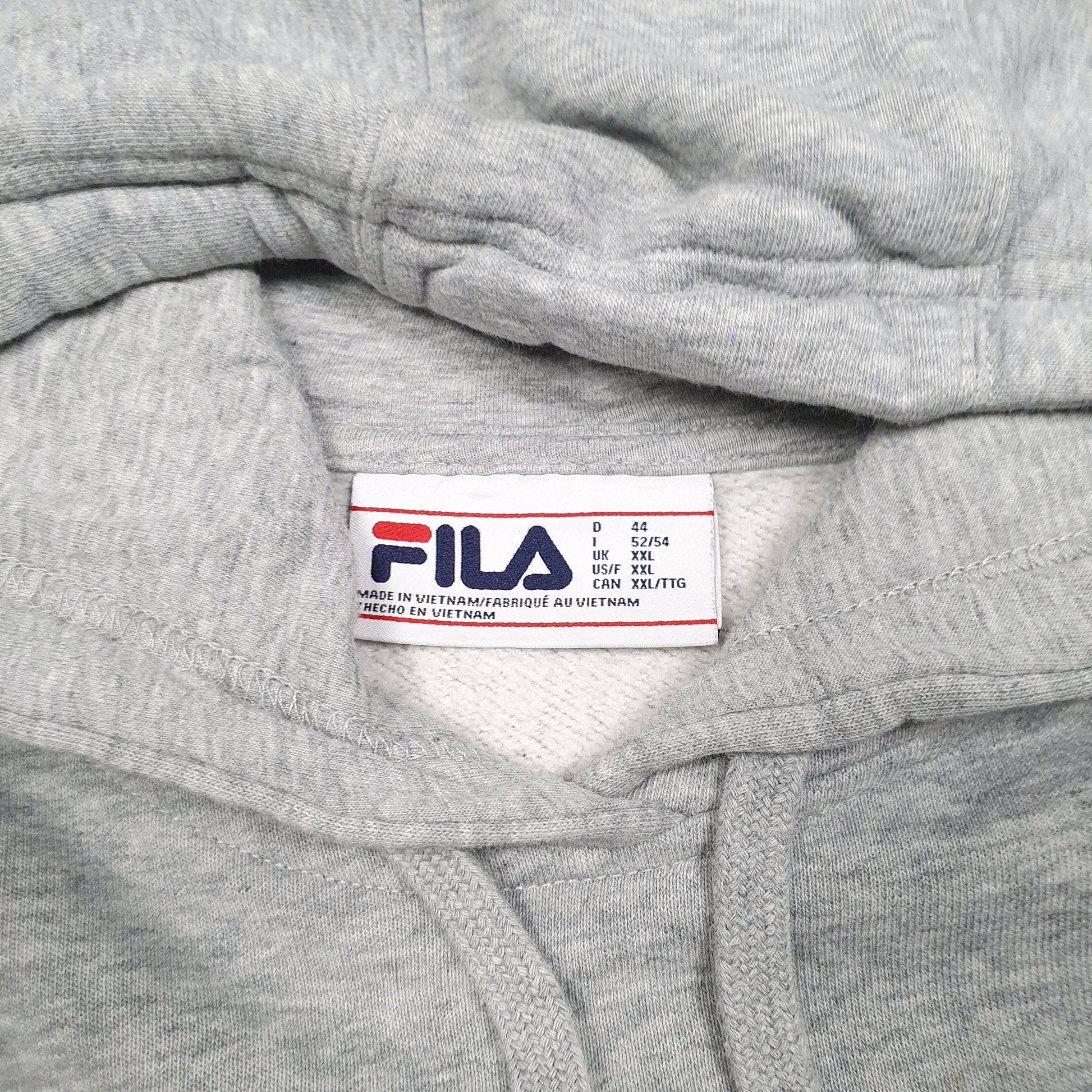 Womens Grey Fila  Hoodie Jumper