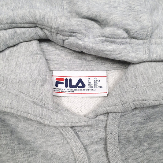 Womens Grey Fila  Hoodie Jumper