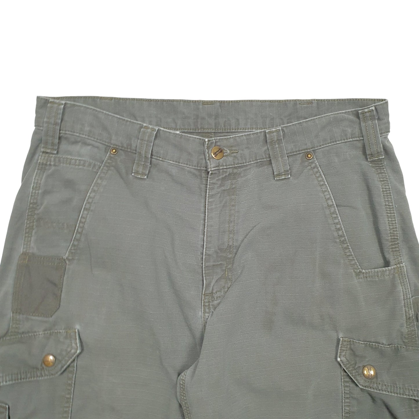 Mens Khaki Carhartt Workwear Cargo Shorts