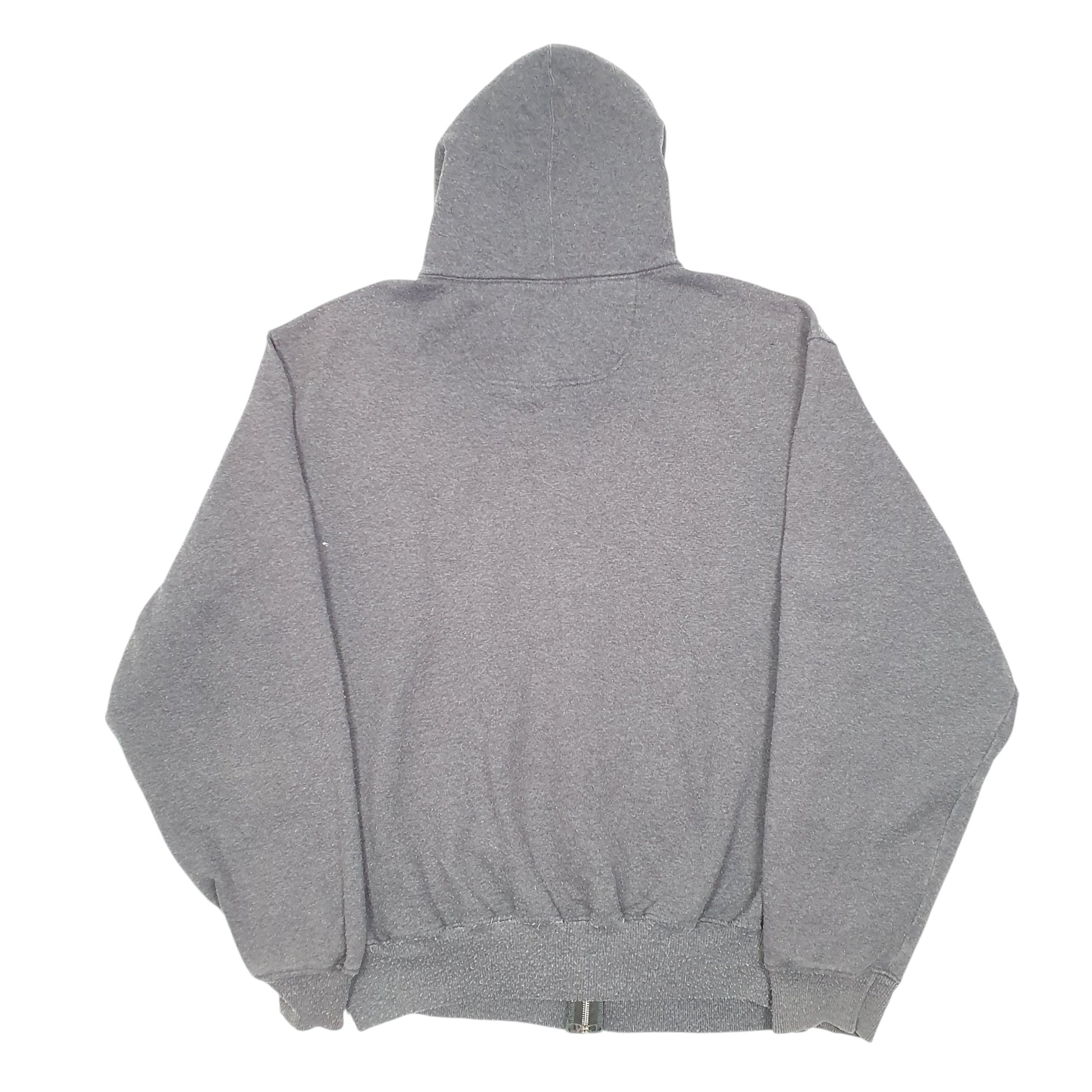 Mens Grey Champion Hoodie Full Zip Jumper