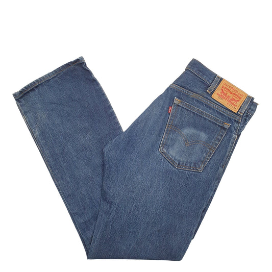 Mens Blue Levis 505 JeansW33 L34