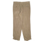 Mens Tan Dockers Relaxed Double Pleated Cords Corduroy Trousers