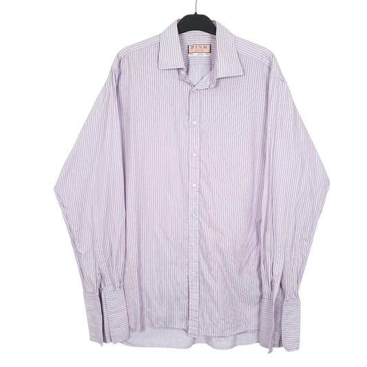 Mens Lilac Pink London Long Sleeve Shirt