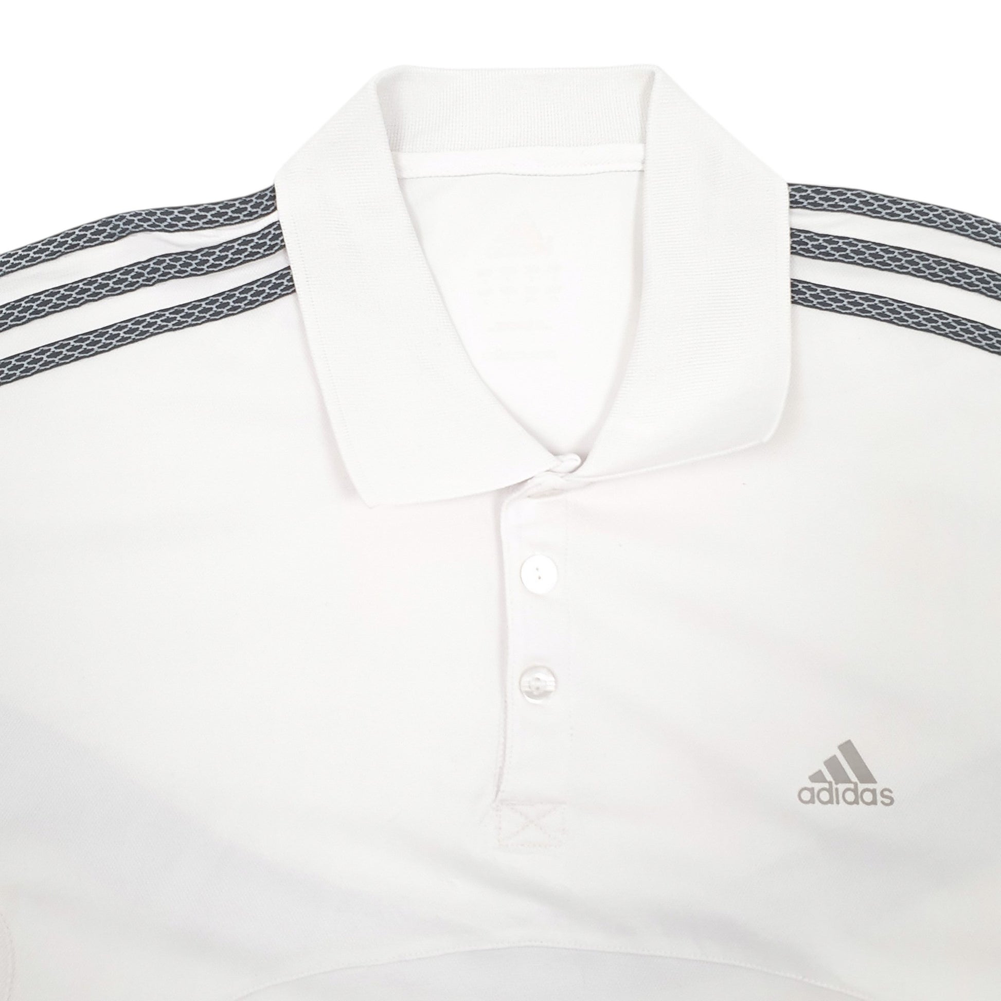 Mens White Adidas  Short Sleeve T Shirt