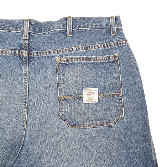 Mens Blue Eddie Bauer Jean Jorts Denim Shorts