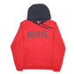 Mens Red Nike Just Do It Hoodie Jumper