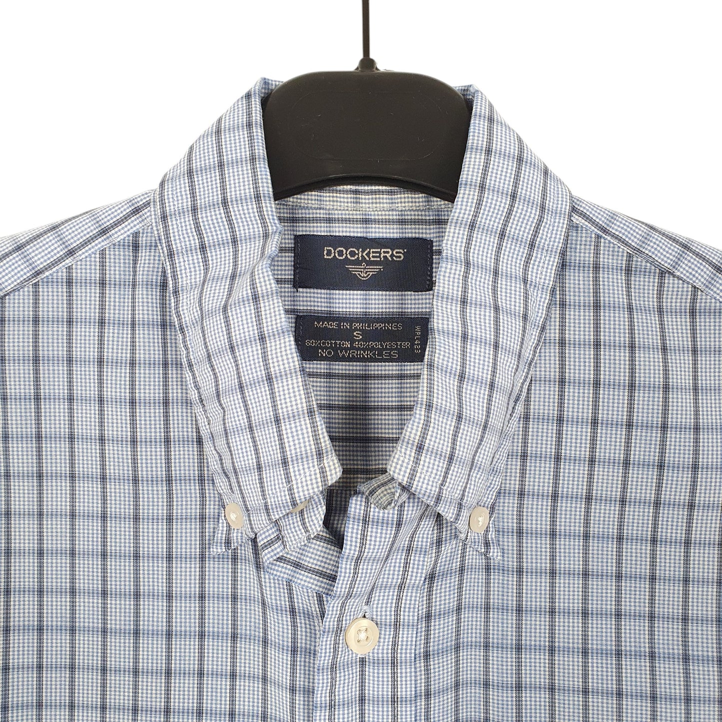 Mens Blue Dockers  Short Sleeve Shirt
