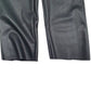 Womens Black Zara Leather Chino Trousers