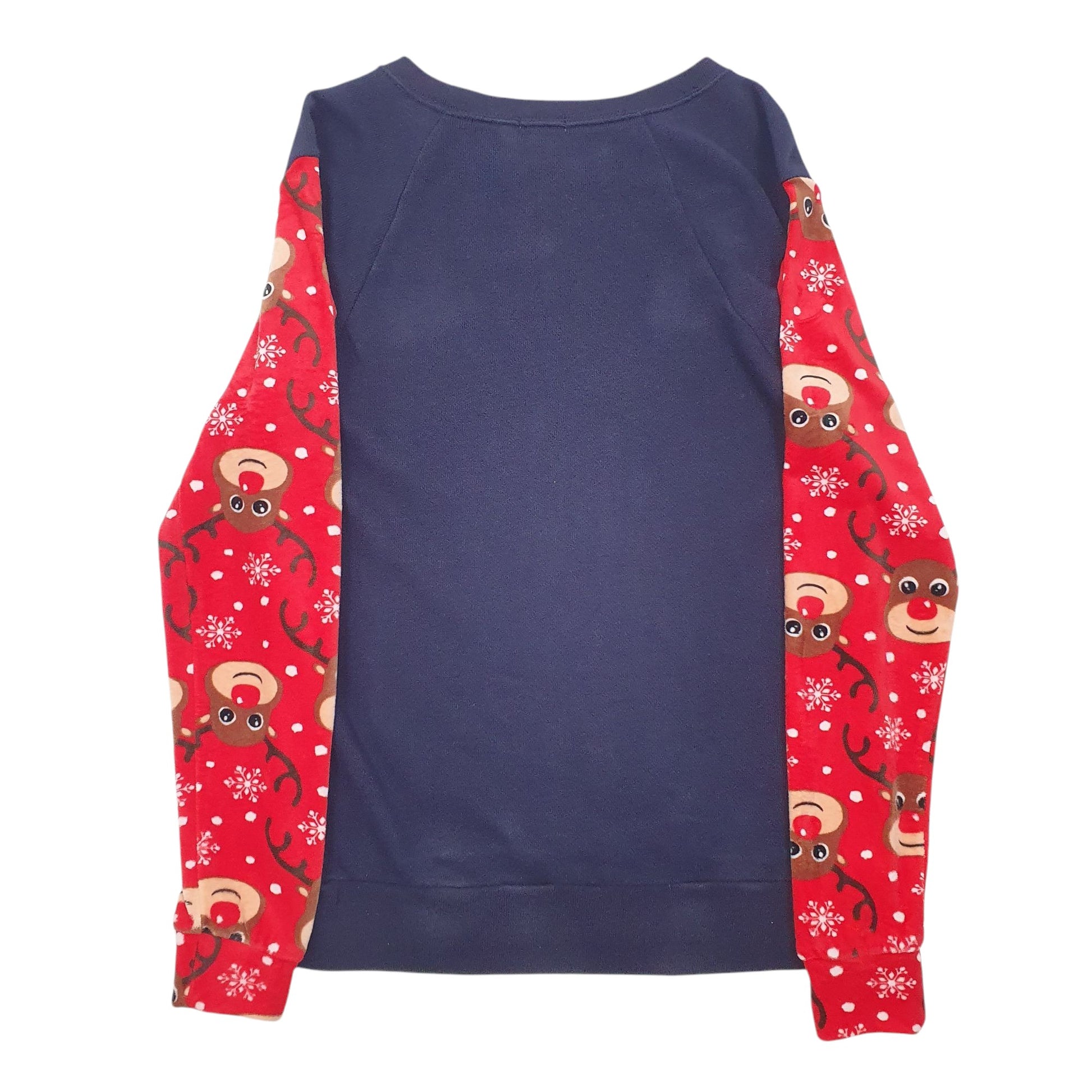 Mens Navy J Crew Reworked Crewneck Jumper