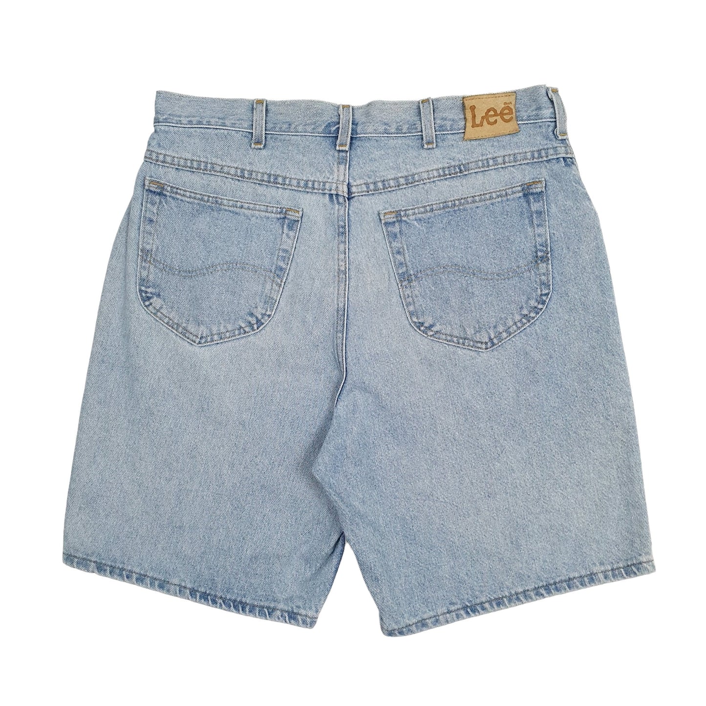 Mens Blue Lee  Denim Shorts