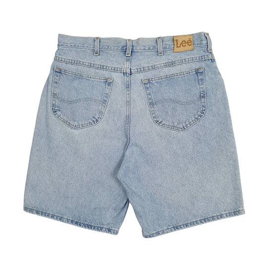 Mens Blue Lee  Denim Shorts