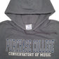 Mens Grey Champion College Spellout Hoodie Jumper