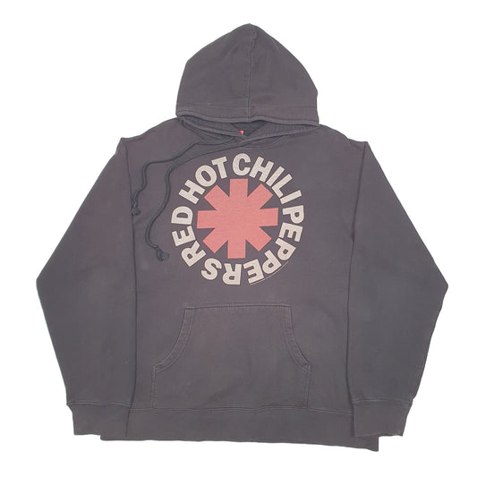 Mens Black Bravado Red Hot Chilli Peppers Band Merch 2007 Hoodie Jumper