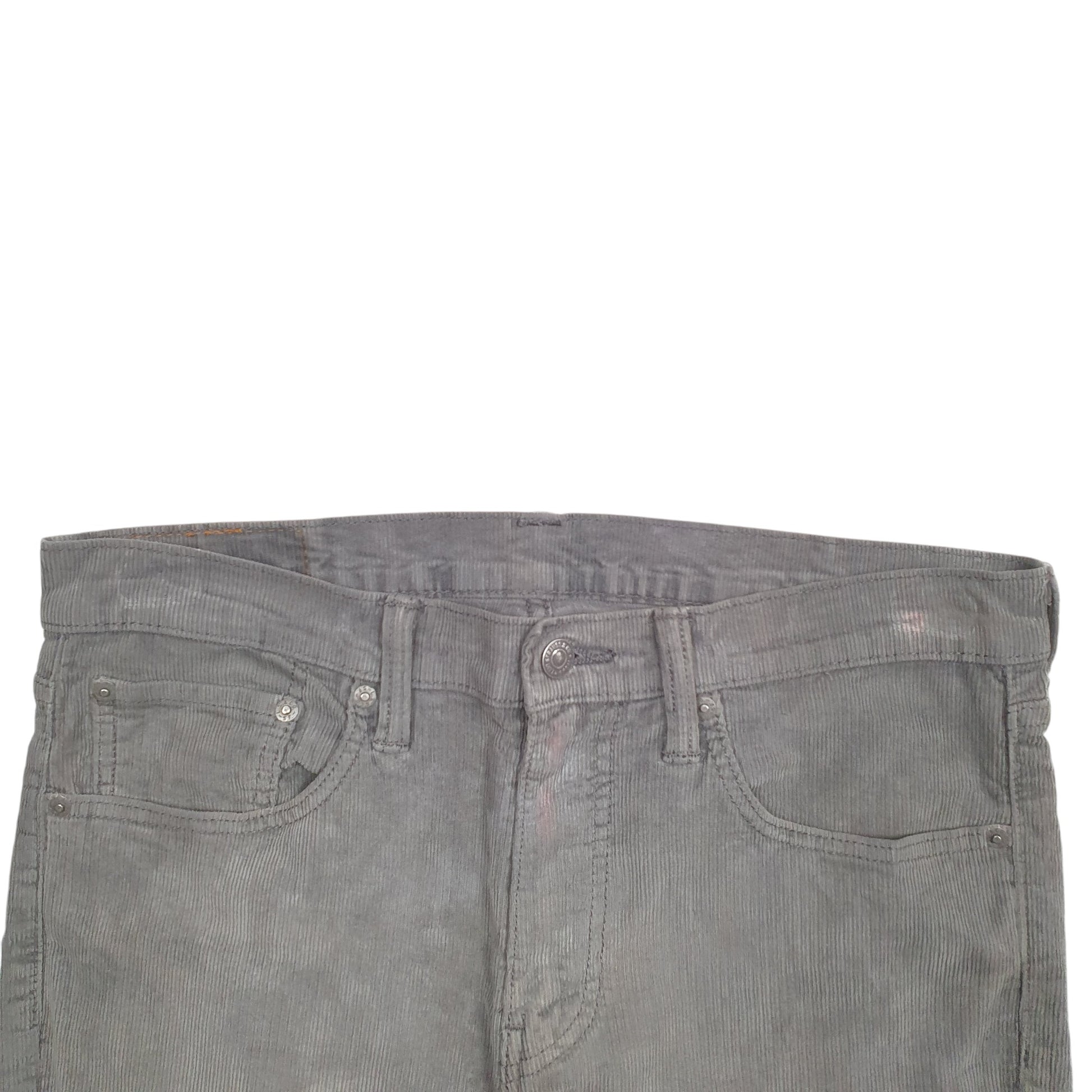 Mens Grey Levis  Corduroy Trousers