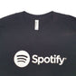Mens Black American Apparel Spotify Short Sleeve T Shirt