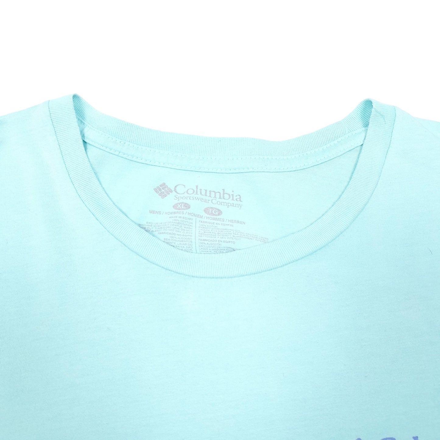 Mens Turquoise Columbia Sportswear PFG Fishing Short Sleeve T Shirt