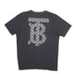 Mens Black Burberry London Backprint Short Sleeve T Shirt