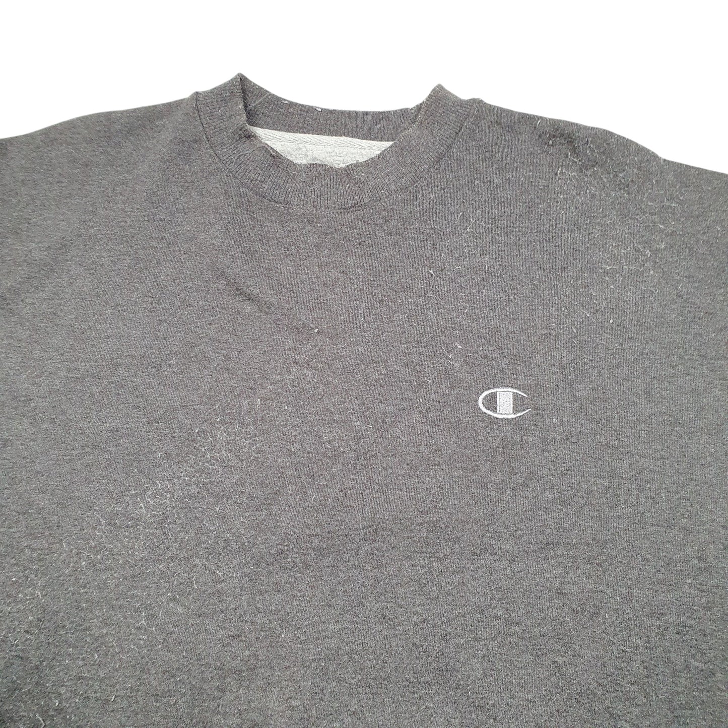 Mens Grey Champion  Crewneck Jumper