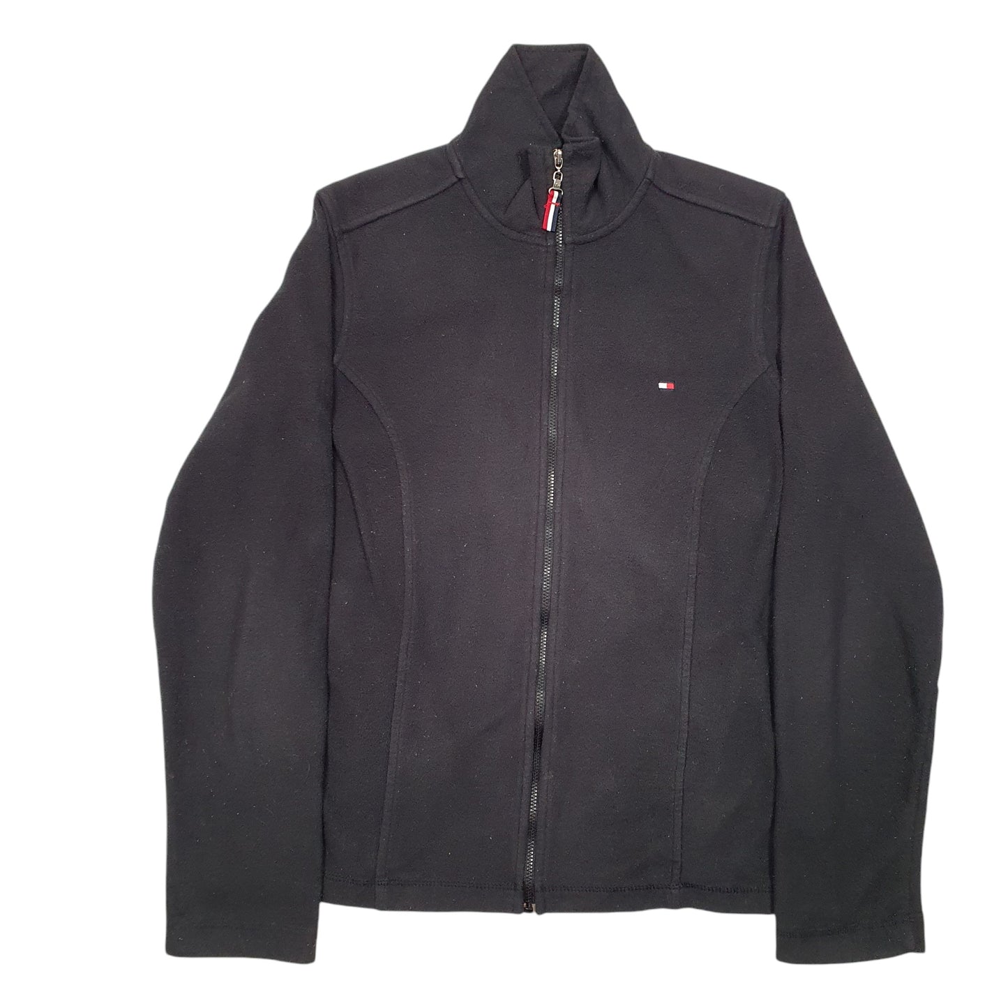 Womens Black Tommy Hilfiger  Full Zip Jumper