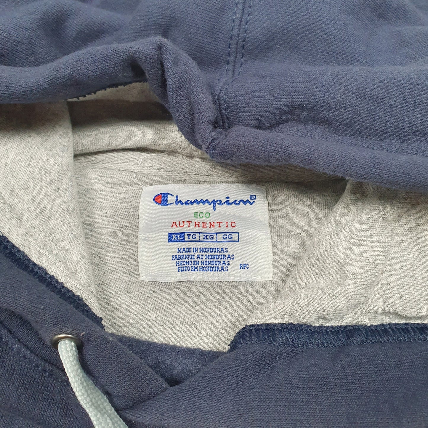 Mens Navy Champion  Hoodie Jumper