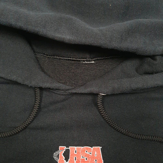 Mens Black Unbranded HSA Eisenhower Cardinals Football 2021 Hoodie Jumper