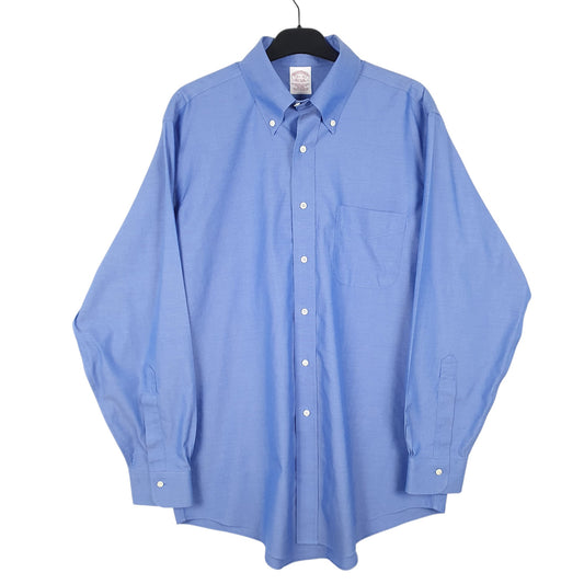 Mens Blue Brooks Brothers  Long Sleeve Shirt