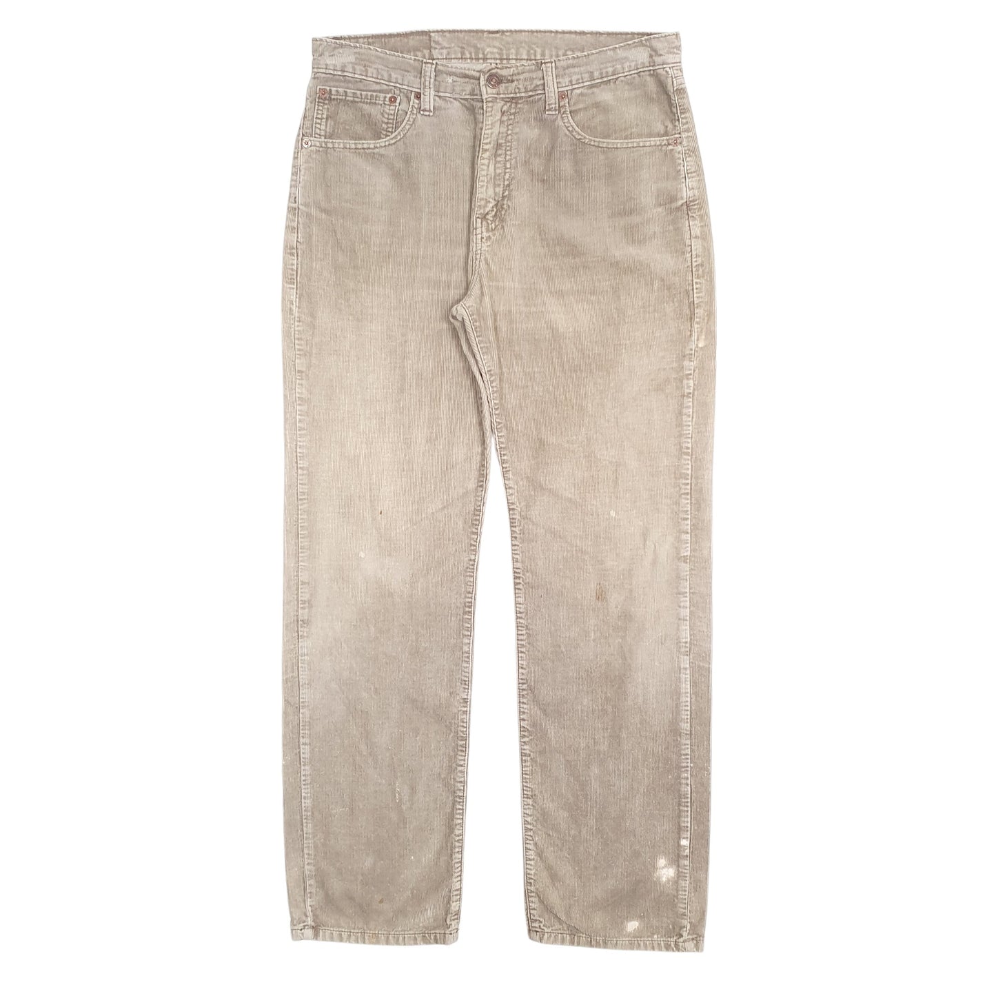 Mens Beige Levis  Corduroy Trousers