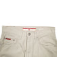 Mens Cream Lee Cooper Stretch Fit Chino Trousers