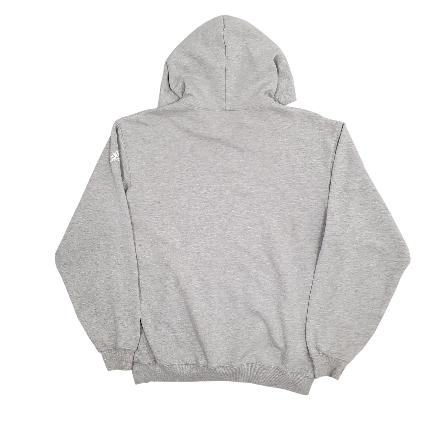 Mens Grey Adidas USA College North Dakota Fighting Irish Hoodie Jumper